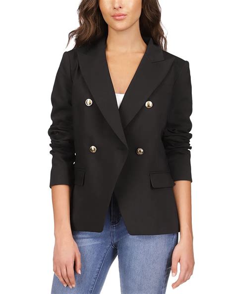 michael kors michael knit blazer|Michael Kors double breasted blazer.